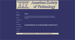 Desktop Screenshot of american-society-victimology.us