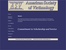 Tablet Screenshot of american-society-victimology.us
